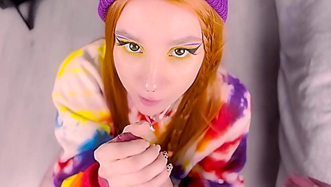 Red Hair Cutie Presented Me Her Ass After Blowjob