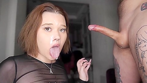 Cumshot Compilation: My Deepthroat Gagging Whore