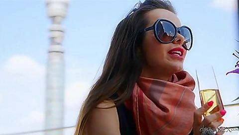 Lesbian Intimacy Turns Into 3some Sex - Valerie Fox