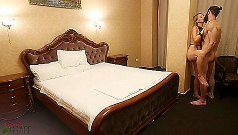 Video Hot Sex And Creampie On A Squeaky Bed